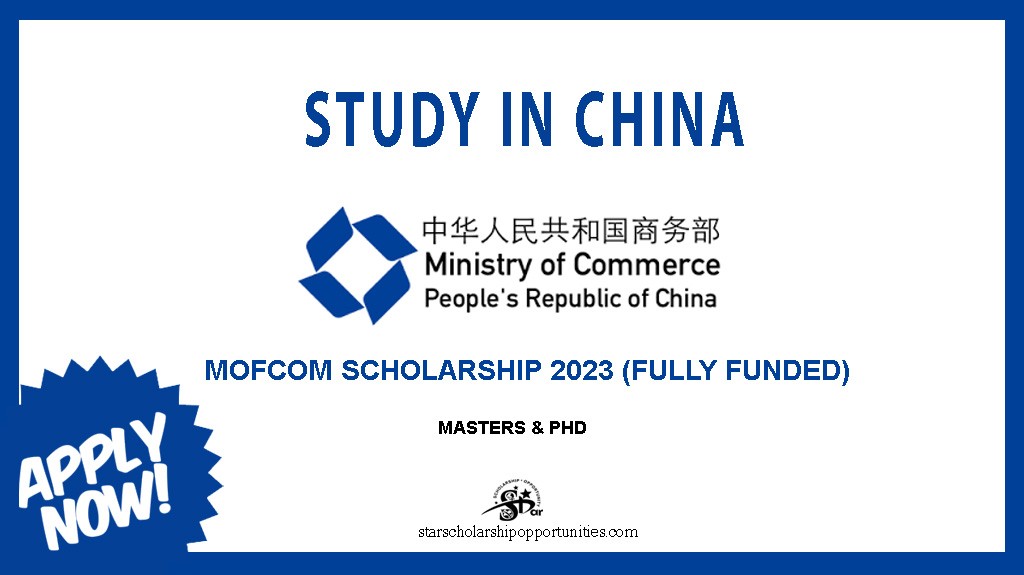 MOFCOM Scholarship 2023