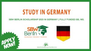 SBW Berlin Scholarship 2023