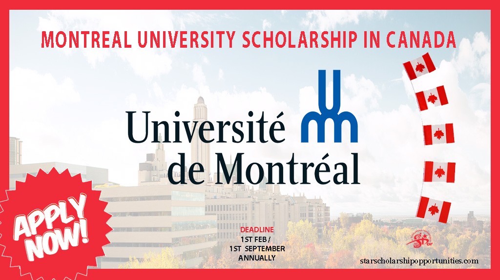 Montreal University Scholarship