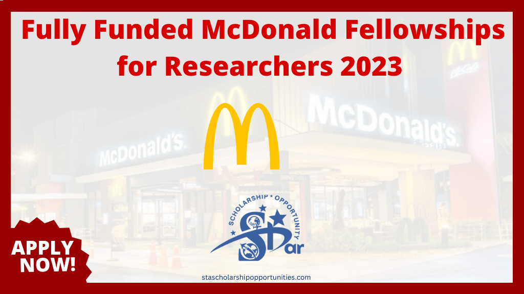 Read more about the article Fully Funded McDonald Fellowships 2023