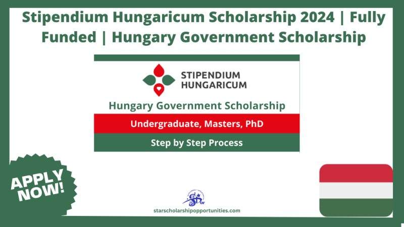 Stipendium Hungaricum Scholarship 2024 Fully Funded Hungary