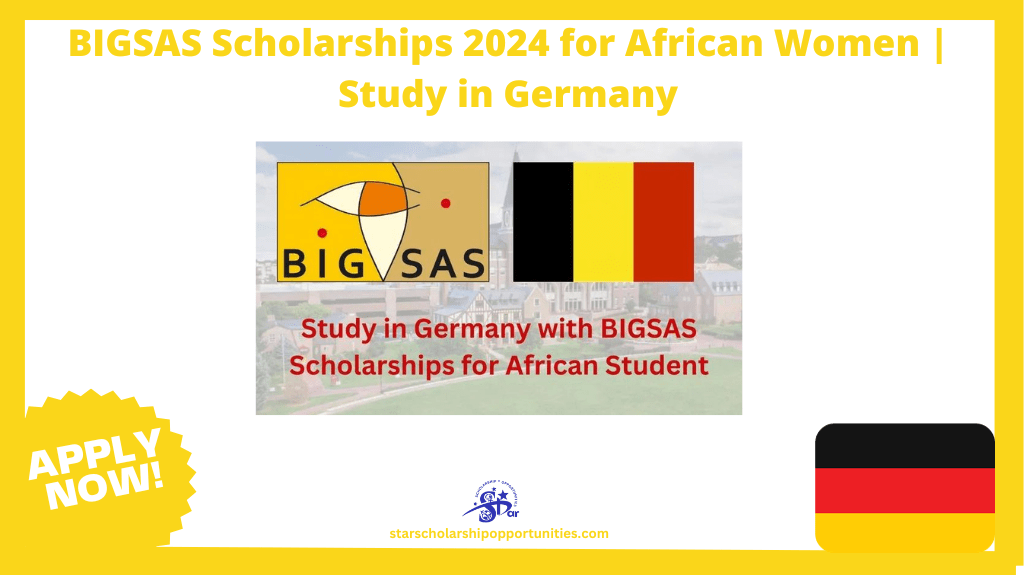 Read more about the article BIGSAS Scholarships 2024 for African Women | Study in Germany