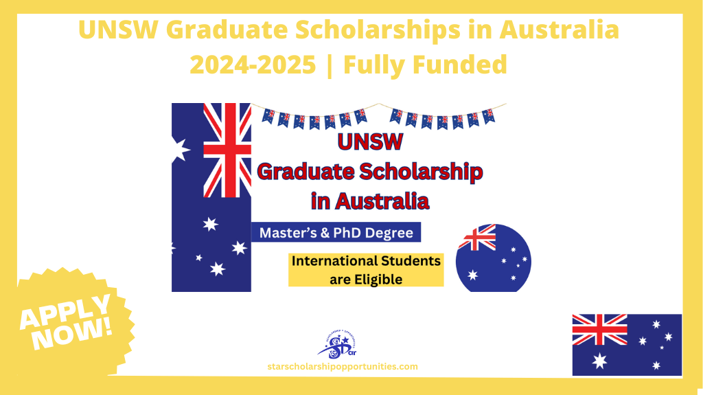 Read more about the article UNSW Graduate Scholarships in Australia 2024-2025 | Fully Funded